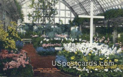 Easter Flower, Mitchell Park Conservatory - MIlwaukee, Wisconsin WI Postcard