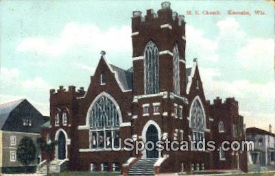 ME Church - Kenosha, Wisconsin WI Postcard