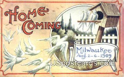 Milwaukee, Wis Postcard      ;      Milwaukee, Wisconsin