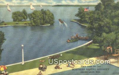 Northern Baptist Assembly - Green Lake, Wisconsin WI Postcard