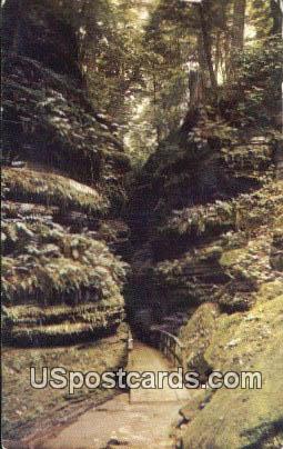 Cold Water Canyon - Wisconsin Dells Postcards, Wisconsin WI Postcard