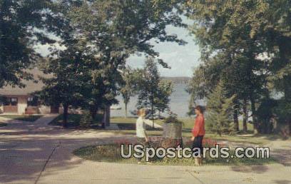 Pilgrim Camp - Green Lake, Wisconsin WI Postcard