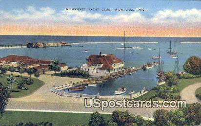 Milwaukee Yacht Club - Wisconsin WI Postcard
