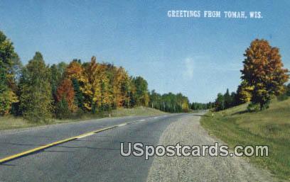 Tomah, Wis Postcard      ;      Tomah, Wisconsin