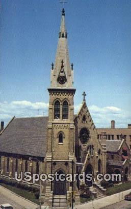 St Luke's Episcopal Church - Racine, Wisconsin WI Postcard