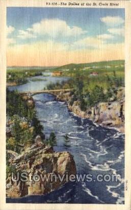 The Dalles Of The St. Croix River - Misc, Wisconsin WI Postcard
