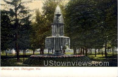 Sheridan Park - Sheboygan, Wisconsin WI Postcard