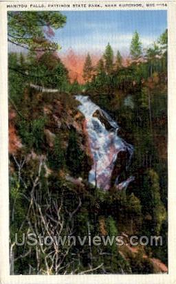 Manitou Falls  - Superior, Wisconsin WI Postcard