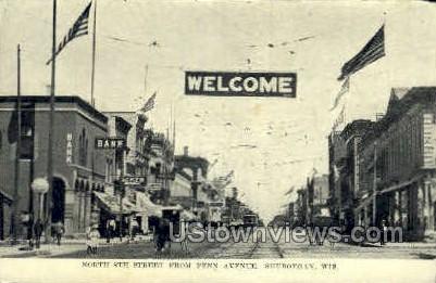 8th St. - Sheboygan, Wisconsin WI Postcard