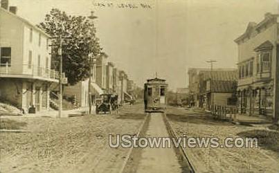 Real Photo -  Main St. - Lowell, Wisconsin WI Postcard