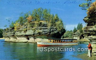 Lone Rock - Wisconsin Dells Postcards, Wisconsin WI Postcard