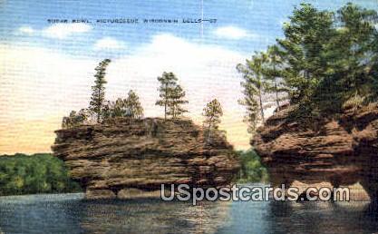 Sugar Bowl - Wisconsin Dells Postcards, Wisconsin WI Postcard