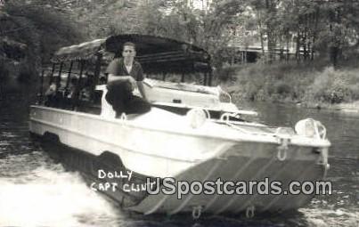 Dolly Capt Clint - Wisconsin Dells Postcards, Wisconsin WI Postcard