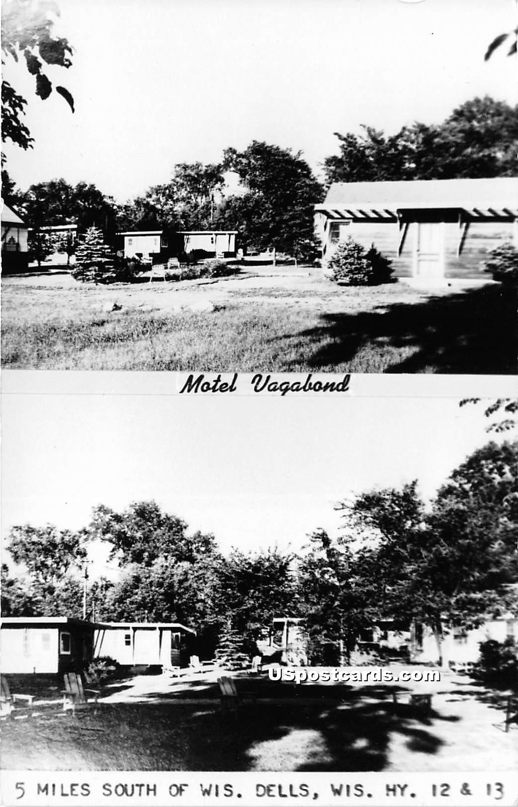 Motel Vagabond - Wisconsin Dells Postcards, Wisconsin WI Postcard