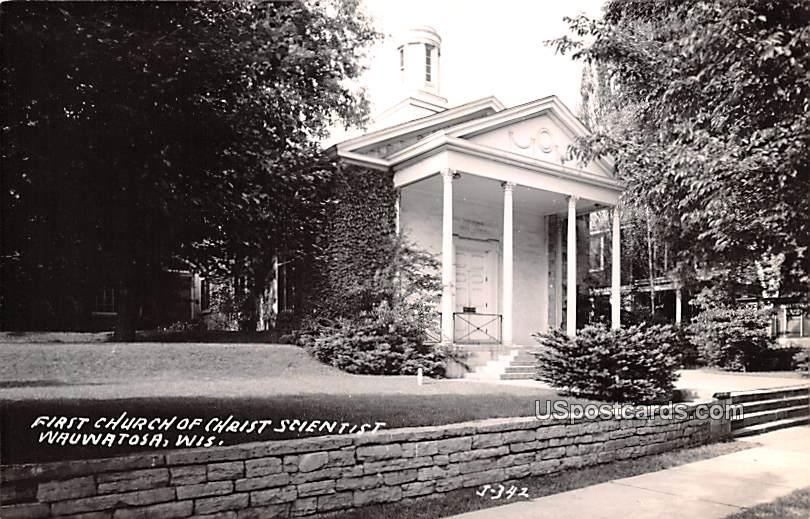 First Church of Christ Scientist - Wauwatosa, Wisconsin WI Postcard