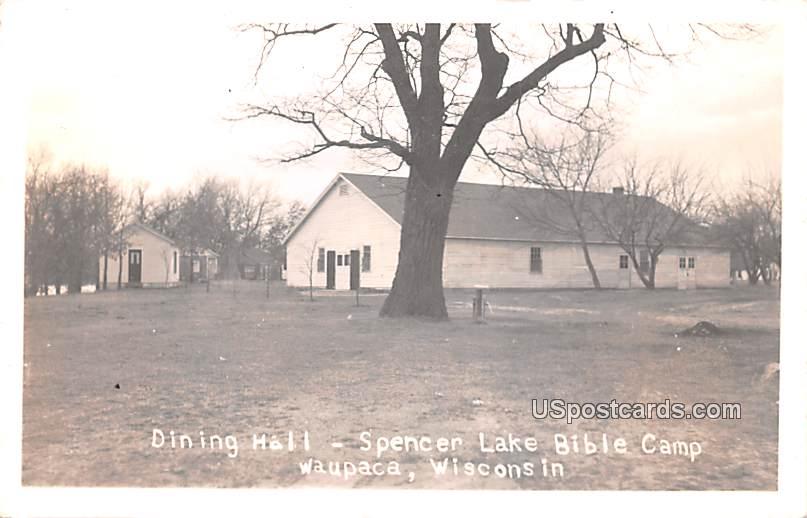 Dining Hall - Waupaca, Wisconsin WI Postcard