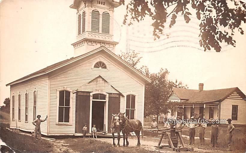 Old School House - Westlima, Wisconsin WI Postcard