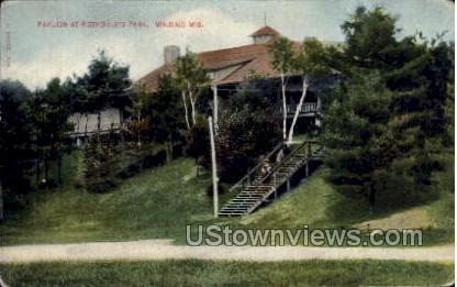 Pavilion At Rothschild's Park - Wausau, Wisconsin WI Postcard