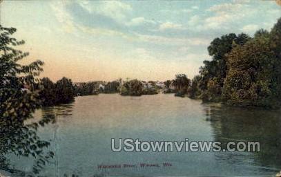 Wisconsin River - Wausau Postcard