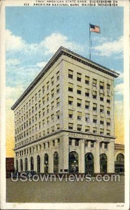 First American State Bank - Wausau, Wisconsin WI Postcard