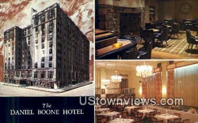 Daniel Boone Hotel - Charleston, West Virginia WV Postcard