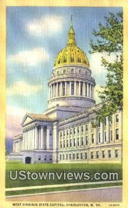 West Virginia State Capitol - Charleston Postcard