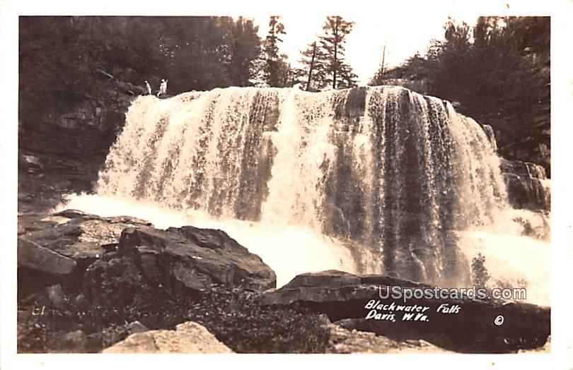 Black Water Falls - Davis, West Virginia WV Postcard