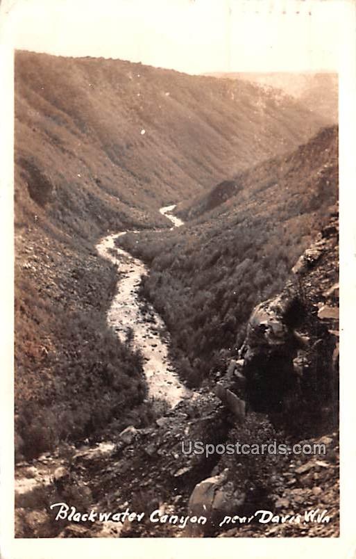 Blackwater Canyon - Davis, West Virginia WV Postcard