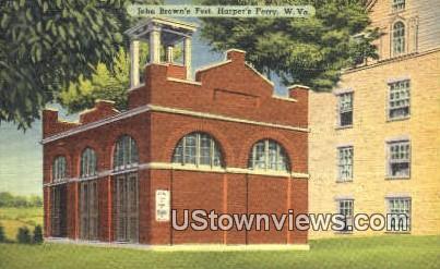 John Brown's Fort - Harpers Ferry, West Virginia WV Postcard
