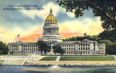 Charleston , West Virginia, WV Postcard