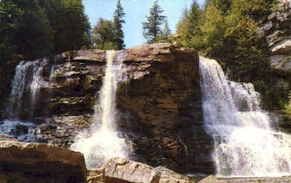 Blackwater Falls State Park, West Virginia, WV Postcard