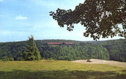 Blackwater Lodge  - Davis, West Virginia WV Postcard