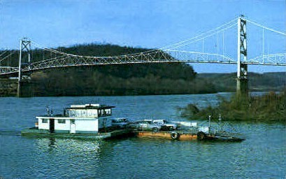 Hi Carpenter Bridge  - Saint Marys, West Virginia WV Postcard