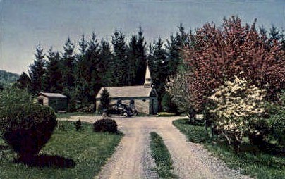 Our Lady of the Pines - Horse Shoe Run, West Virginia WV Postcard