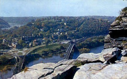 Maryland Heights - Harpers Ferry, West Virginia WV Postcard
