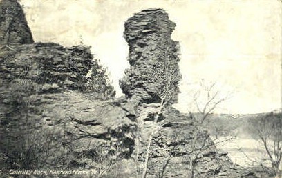 Chimney Rock - Harpers Ferry, West Virginia WV Postcard