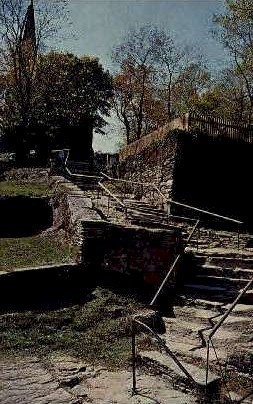 Natural Stone Steps - Harpers Ferry, West Virginia WV Postcard
