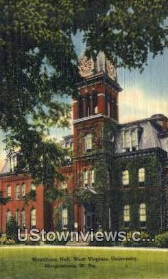 Woodburn Hall, WV University - Morgantown, West Virginia WV Postcard