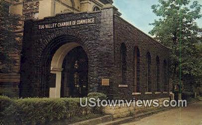 Tug Valley Chamber of Commerce - Williamson, West Virginia WV Postcard