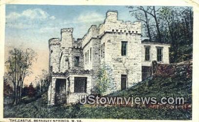 The Castle - Berkeley Springs, West Virginia WV Postcard