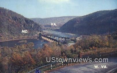 Harpers Ferry, West Virginia,     ;     Harpers Ferry, WV Postcard