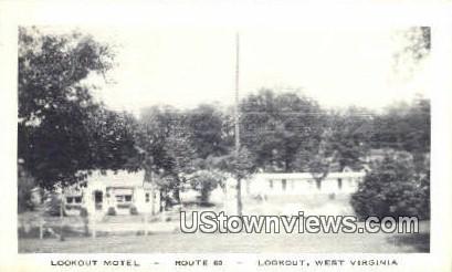 Lookout Motel - West Virginia WV Postcard