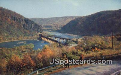 Harpers Ferry, WV Postcard      ;      Harpers Ferry, West Virginia