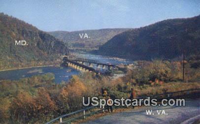 Harpers Ferry, West Virginia Postcard      ;      Harpers Ferry, WV