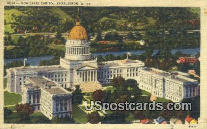 New State Capitol - Charleston, West Virginia WV Postcard