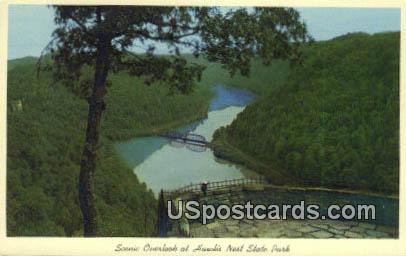 Scenic Overlook - Hawk's Nest State Park, West Virginia WV Postcard