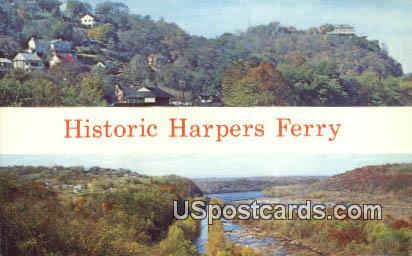 Harpers Ferry, WV Postcard      ;      Harpers Ferry, West Virginia