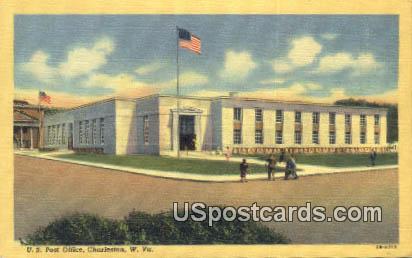 US Post Office - Charleston, West Virginia WV Postcard