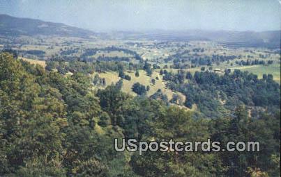Droop Mountain Overlook - Hillsboro, West Virginia WV Postcard