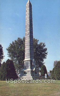 Point Pleasant Battle Monument - West Virginia WV Postcard